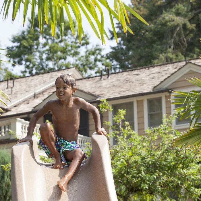 SR Smith Typhoon Pool Slide, Right Turn, Sandstone - Image 6