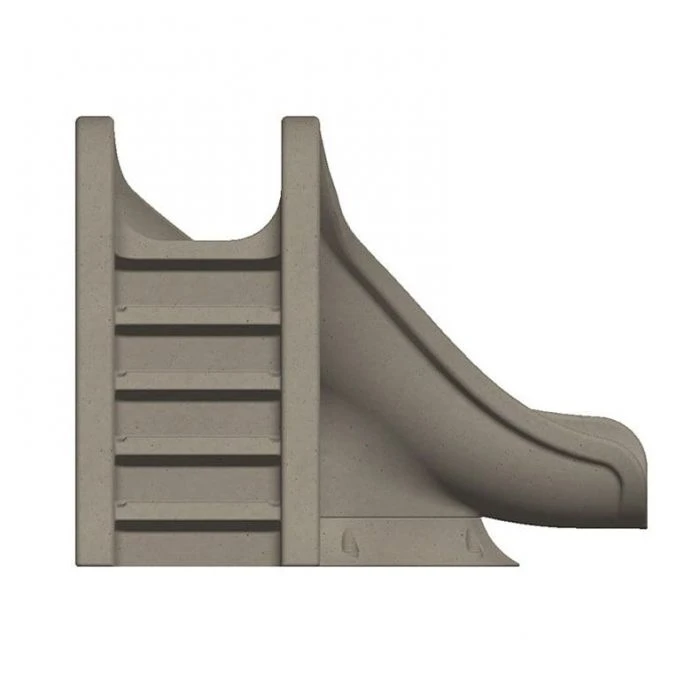 Global Pool Products Splash Pool Slide, Right Turn, Grey - Image 5