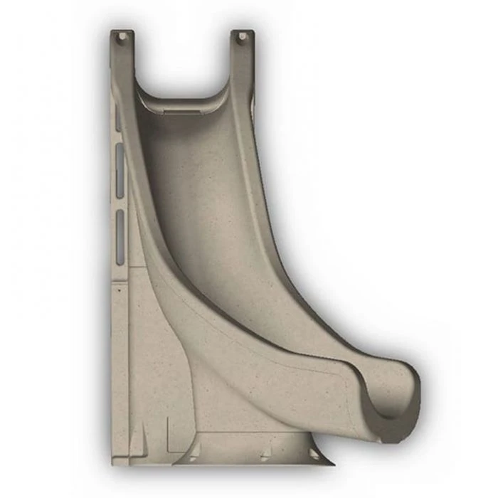 Global Pool Products Tidal Wave Pool Slide, Right Turn, Grey - Image 5