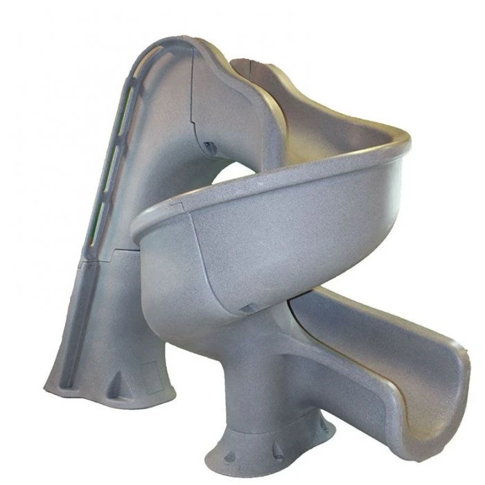 Global Pool Products Tsunami Pool Slide, Grey - Image 3