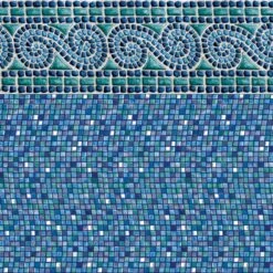 Swimline 16x24 Ft Flat Bottom 25 Gauge Rectangular Pool Liner, Indigo