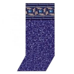 Swimline Beaded Pool Liner, 52 In Wall, 18x33 Ft Oval, 25 Gauge, Pacific Diamond