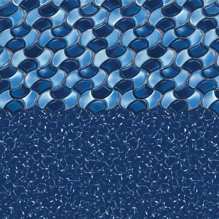 Swimline Overlap Pool Liner, 48-52 In Wall, 16x24 Ft Oval, 20 Gauge, Rolling Wave - Image 2