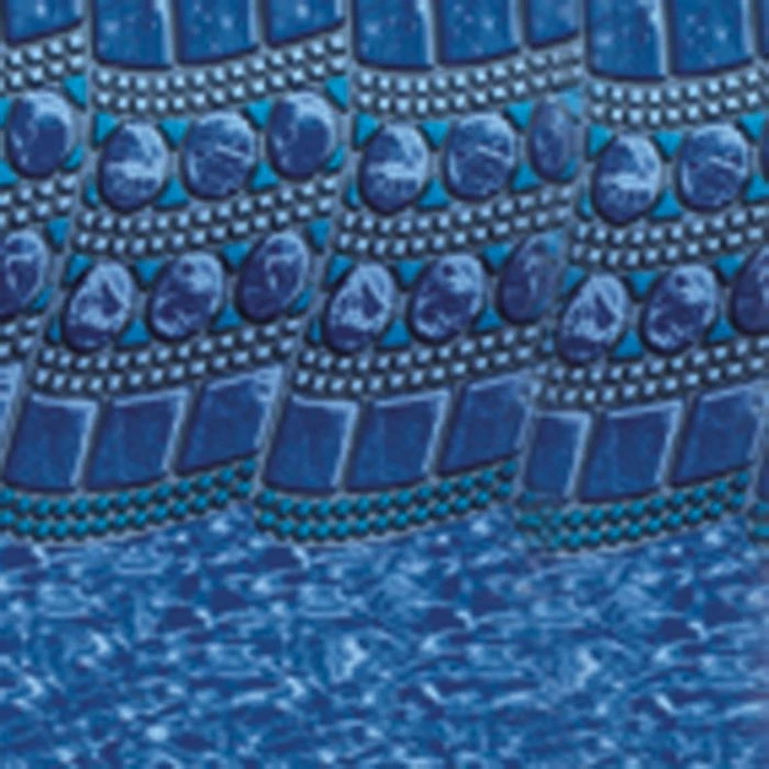 Swimline Overlap Pool Liner, 48-52 In Wall, 15x24 Ft Oval, 20 Gauge, Tile Swirl - Image 2