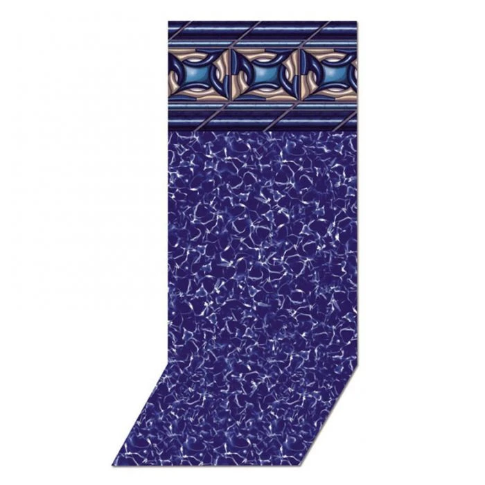 Swimline Beaded Pool Liner, 52 In Wall, 16x24 Ft Oval, 20 Gauge, Pacific Diamond